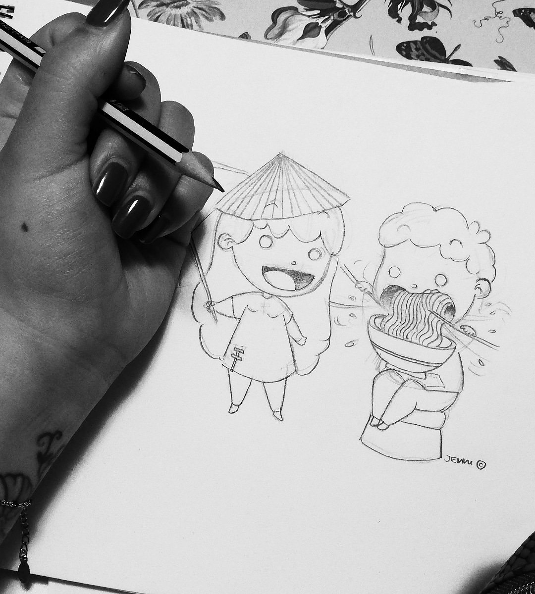 la_genna's tweet photo. Ramen🍜
#couple 
#comicslove 
#CoupleGoals 
#couples 
#loveday 
#LoveStory 
#lovecomics
#chibi
#sketch 
#sketchbook 
#sketching 
#drawing
#stabilo
#adventure 
#Family
#story 
#LoveStory 
#lovestorycartoon 
#storybook
#ramen https://t.co/nBgbIgH9qm