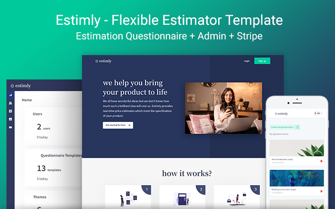 levon377's tweet image. 📣 Just published a new no-code template for Bubble. Estimly is a template that allows creating estimation questionnaires or various kind of forms. 

Live demo: estimly.bubbleapps.io

@Bubble_Group #nocode #zeroqode