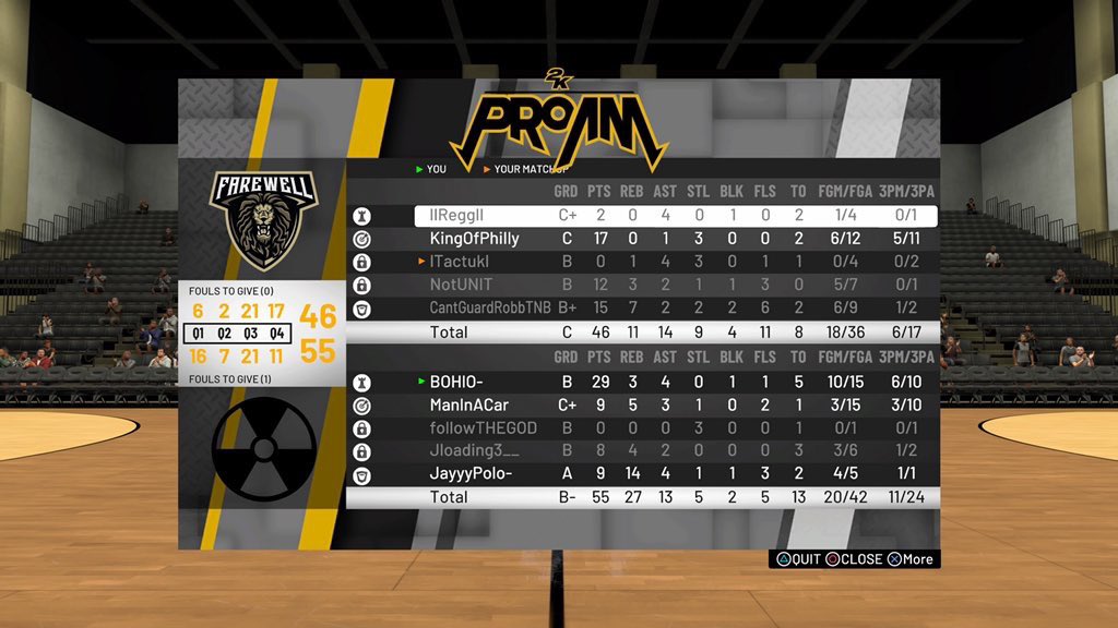 Ggs to <a href="/FarewellGaming/">| Team Farewell |</a>  in <a href="/WRproamleague/">WR Pro-Am League</a>  KOTR Final 4 as we advance to the FINALS #WolvesWay 🔥🐺 @ayo_RANKem <a href="/2kCompGames/">Jelani Mitchell</a>  <a href="/youFamousEnough/">2KL</a>