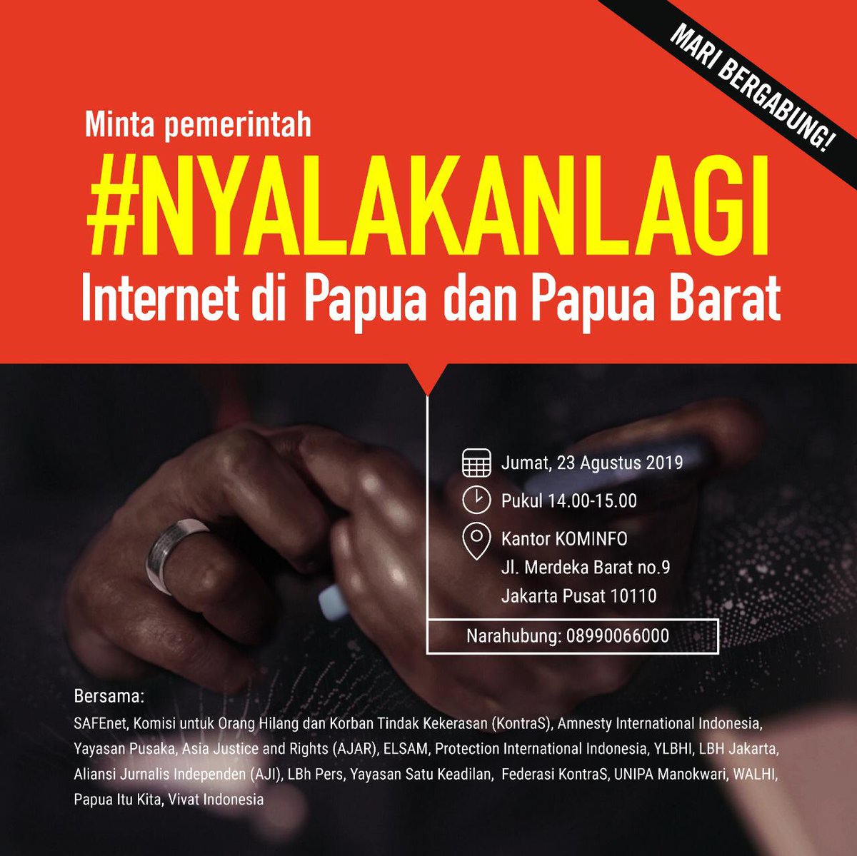 AJIBdg's tweet photo. #NYALAKANLAGI internet di Papua dan Papua Barat. https://t.co/1CWdZRLmz5