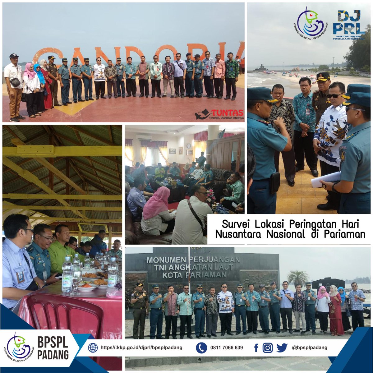 Kamis (22/08) di Pantai Gandoriah #Pariaman, dilaksanakan Survey Lokasi utk Peringatan Nasional #HariNusantara yg diinisiasi <a href="/KemenkoMaritim/">Poros Maritim Dunia</a>  yg diikuti Pemkot Pariaman (Wali Kota &amp; Dinas Lingkup Kota Pariaman), TNI AL Lantamal II (Danlanal II), <a href="/bpsplpadang/">BPSPL Padang TUNTAS BRO</a> 

<a href="/DitjenPRL/">Direktorat Jenderal Penataan Ruang Laut</a>