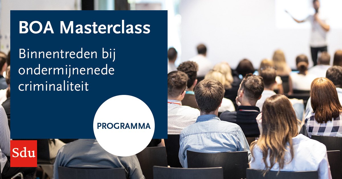 Bent u die leidinggevende handhaving, BOA of toezichthouder die wil weten hoe binnen te treden bij ondermijnende criminaliteit? Volg onze #boamasterclass en krijg alle handvatten.

Bekijk het programma en de inschrijfmogelijkheden: bit.ly/33TbmMs