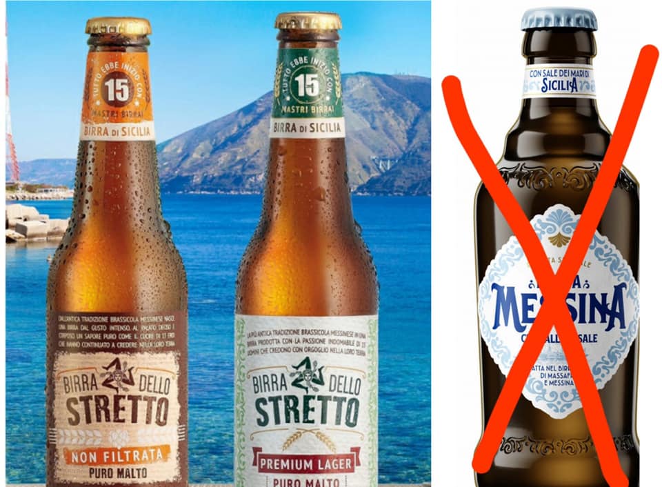 La nuova birra MESSINA non é la vecchia birra Messina. 
Lo stabilimento siciliano chiuse, venne salvato dai mastri birrai con il loro TFR e la chiamarono 'Birra dello stretto'.
Quella che trovate al supermercato é fatta in puglia dalla Heineken.
(post su FB)