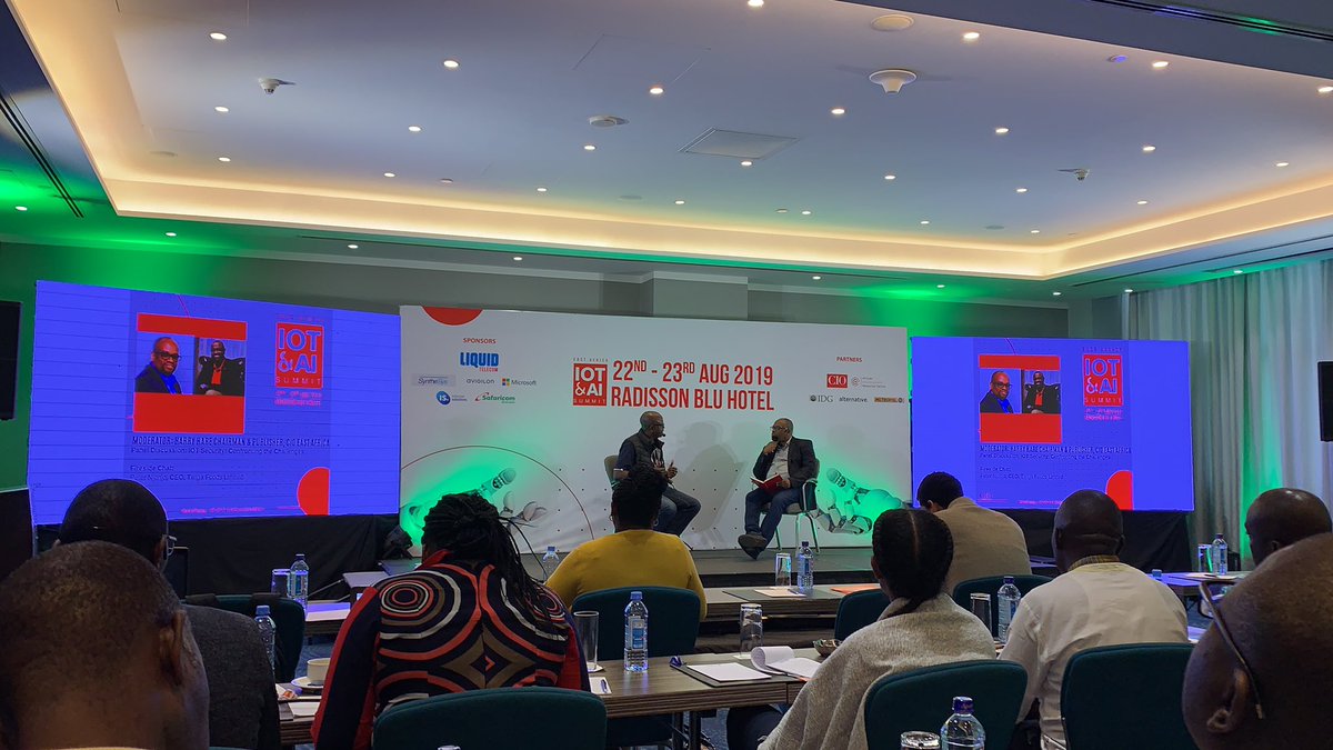 ddp_wp's tweet photo. #cioiotaisummitea @DiDataMEA @IS__Kenya @IS_global Fantastic to listen to @njonjo2012 from @TwigaFoods driving the message of AI and IoT improving business in Africa https://t.co/MYNUIP76h0