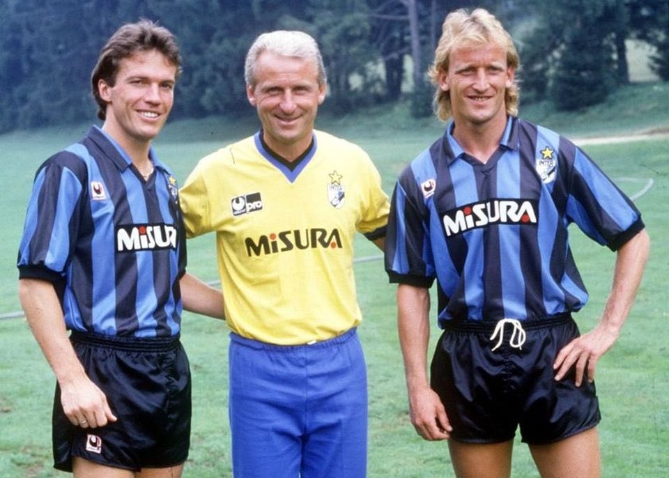 InterNewsroom's tweet photo. Good oldschool German power💪🏼 #Mathaus #Brehme #Trapattoni #intermilan https://t.co/7w3OaRQV6x