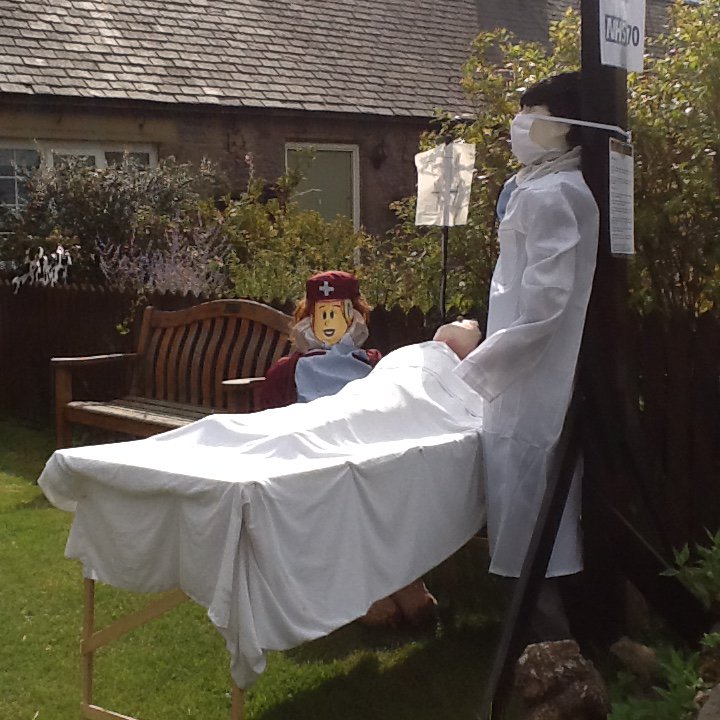HallRennington's tweet photo. It's now just one sleep till our wonderful #scarecrow festival #BankHolidayWeekend  fun for all the family #Scarecrows games 4 children, #Scarecrow memorabilia made in #rennington stall #nothumberland https://t.co/wR724ZCCvP