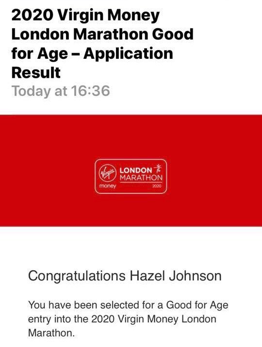OfficialSRAC's tweet photo. Well done to Hazel Johnson and Jon Marshall. Both in next years London Marathon with Good for Age applications! Enjoy the training...... https://t.co/iuljJkj304