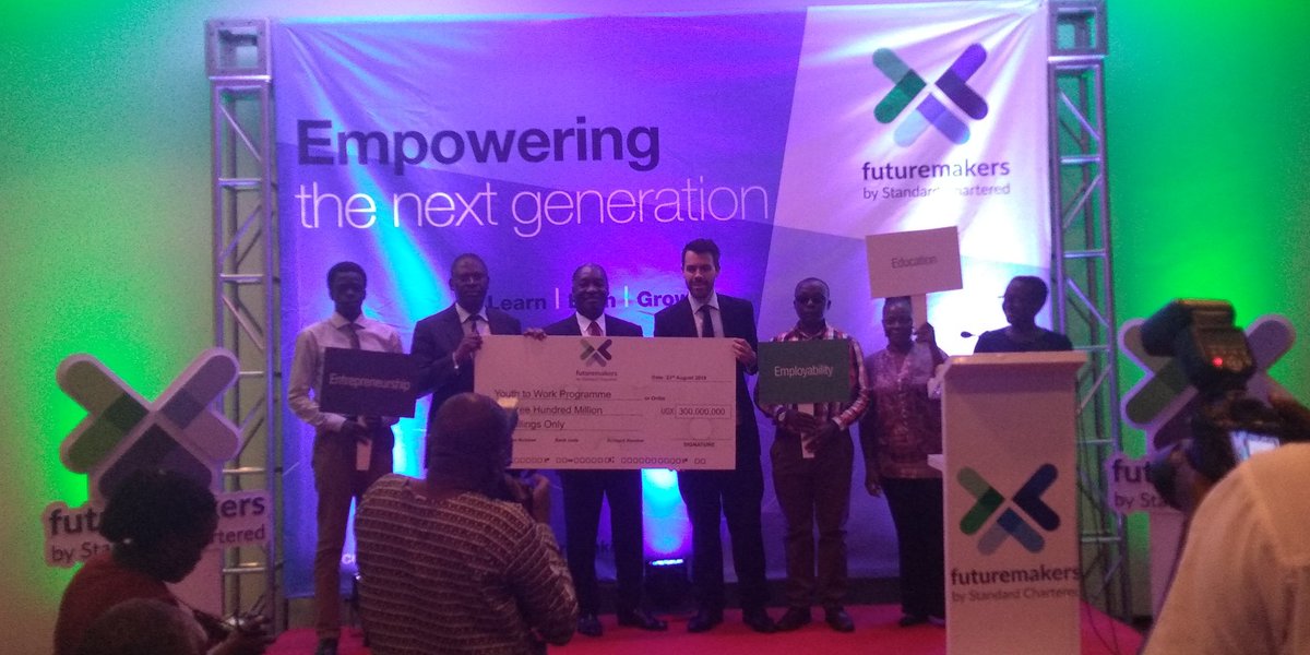 mjhumphrey4's tweet photo. The 2019
Youth to work program is officially launched with UGX 300million donate by Standard Chartered bank
#scfuturemaking #ChallengesUG #20YearsOfChallenges https://t.co/3u4LuwPjVQ