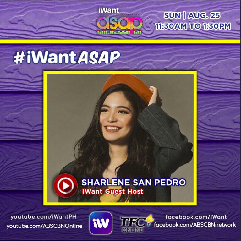 iwantasapofc's tweet photo. Naki-“join group” din sa online party ang ating guest host na si Sharlene San Pedro, this Sunday on #iWantASAP! 👍 https://t.co/mLSLNoPINy