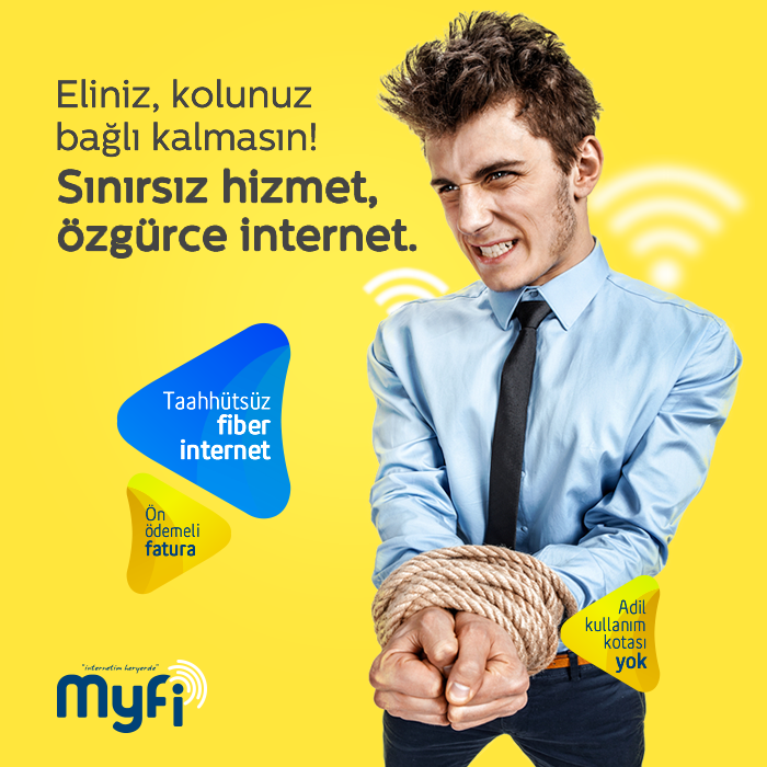 Myfinetwork's tweet photo. Sınırsız hizmet, özgürce internet. Myfi'nin sizlere sunduğu avantajlar ile özgürce internet kullanın.

https://t.co/i6LNds8SnP | 0264 440 00 00

#abone #wifi #myfi #limitsizinternet #özgürinternet #akk #akkyok #aknyok #taahhütyok #fiber #hızlıinternet #kampanya https://t.co/jhTuDGbSmF