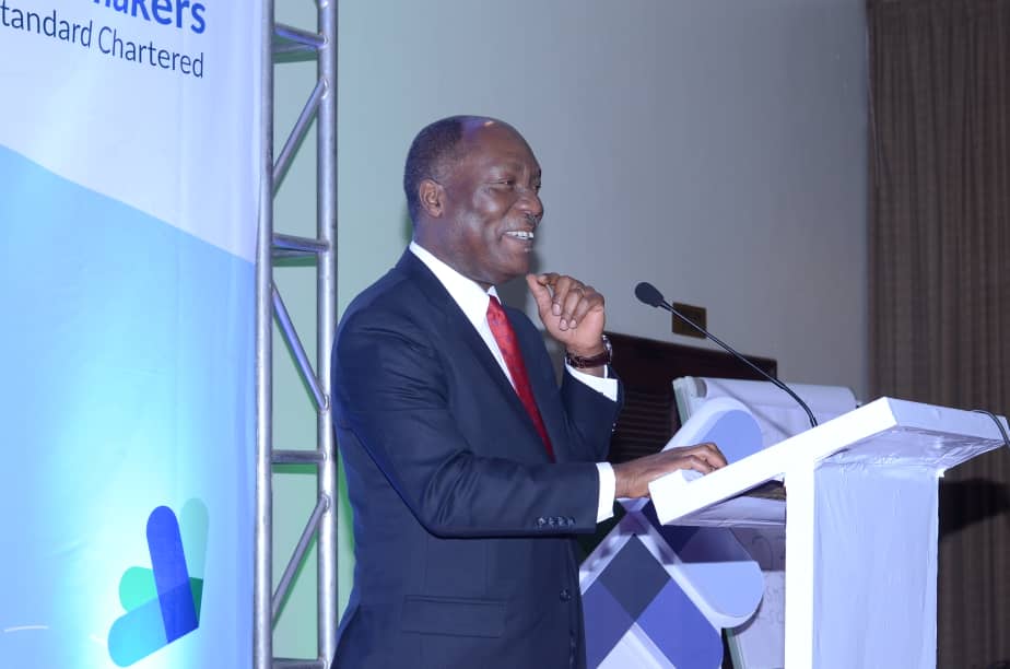 shillahshan's tweet photo. As a bank we recognise that the security, stability depends on well educated and  financially capable people - CEO @StanChartUGA -Albert R
#scfuturemaking #ChallengesUG #20yearsOfChallenges https://t.co/LSwzV1DyE3