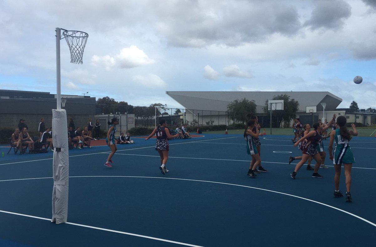 atwellcollege's tweet photo. Today our Year 9 Netball Specialist Program girls played a scratch match against Emmanuel Catholic College. Thank you Emmanuel College for traveling to our new show court for some match practice. https://t.co/tlJhFMtaLk