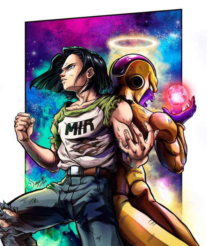 FansAndroide's tweet photo. Me encanto este excelente Fanart que me encontré en Facebook.

Ambos hicieron un excelente y majestuoso trabajo en equipo, quién lo diria el emperador haciendo trabajo con el MVP el gran Número 17. 

Créditos a su creador. 

                              #GL27 💚 https://t.co/CPVmM25dhK
