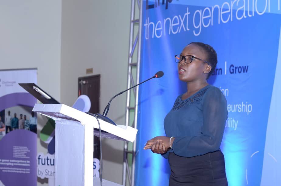 StanChartUGA's tweet photo. Vivian Achan from @Challenges_UG confirms that registration for the futuremakers program is open.

Youths can register through their website - https://t.co/HQn2ph15zy

#20YearsOfChallenges https://t.co/Y2l9cB6Aus