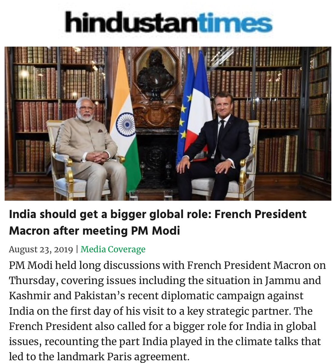 poulomenath's tweet photo. India should get a bigger global role: French President Macron after meeting PM Modi
https://t.co/L321Zl7Hv6

via NaMo App https://t.co/catERG388o