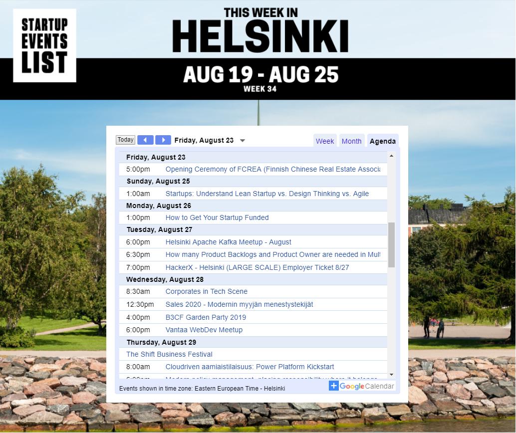 StartupEventsFI's tweet photo. Friday's startup and tech events coming up in Helsinki. Get invites at https://t.co/0MO2qbj1Oc

#Helsinki #startups #tech #helyes https://t.co/dGQR4swY7s