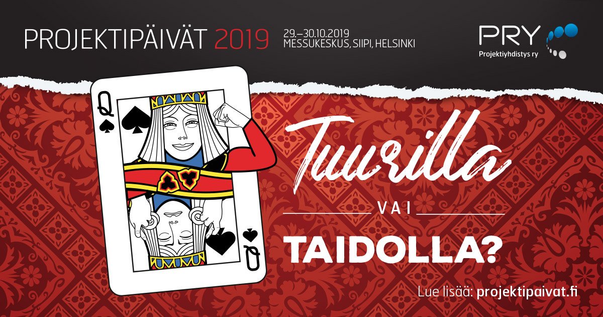 Projektipaivat's tweet photo. Huikeaa! Jo lähes 500 projektiammattilaista on mukana tämän vuoden Projektipäivillä (29.-30.10.2019). Kurkkaa ohjelma tapahtumasivustolta ja liity mukaan projektiammattilaisten joukkoon verkostoitumaan ja oppimaan - tapahtumaan odotetaan liki 1000 osallistujaa. #projektipaivat https://t.co/2thLuPpo8N