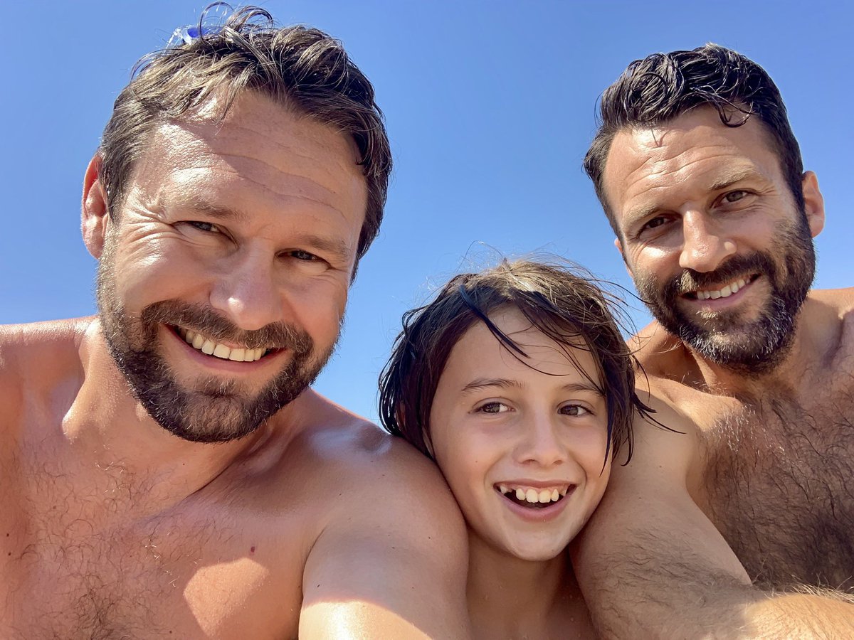 Hanging out on the beach with little brother and one of his boys. #beachlife #spain #Valencia #bro