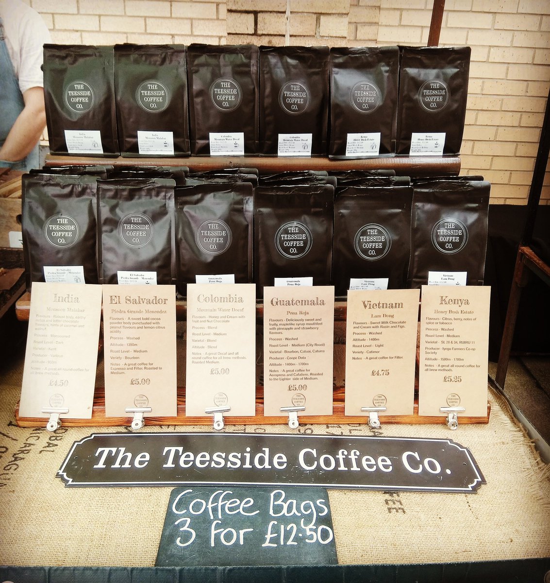 TeessideCoffee's tweet photo. We're taking our stall to #Ripon this Saturday for the @LittleBirdMade Artisan Market 😀 @moreRipon https://t.co/0qdNrjQiL3