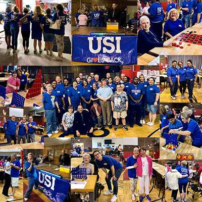 USIAffinity's tweet photo. The @USIAffinity Philadelphia team had a blast volunteering for #USIGivesBack with @DGDPCommunities. Volunteers hosted a party for the participants that was filled with music, dancing and games. #WhyUSI https://t.co/seEVCGe9AH