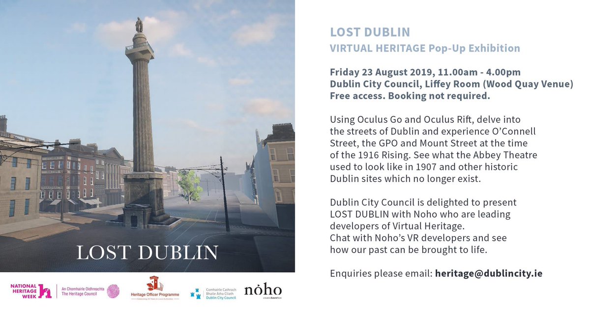 NohoDublin's tweet photo. Our Lost Dublin event is in full swing. We’re here until 4pm. Call in and explore the old Dublin 🏰 #NationalHeritageWeek @HeritageHubIRE @DubCityCouncil @HeritageWeek @heritage_dublin https://t.co/WFGnIsodze