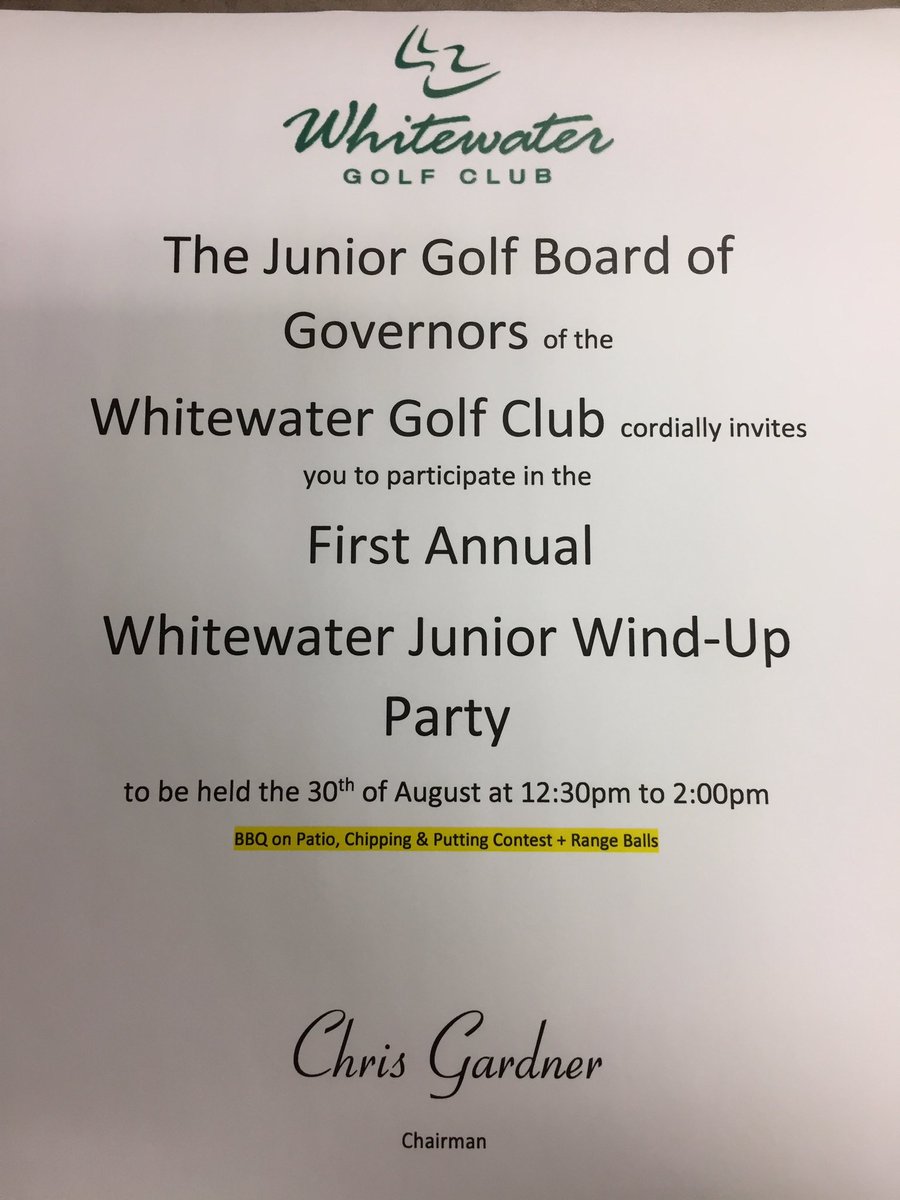 GolfWhitewater's tweet photo. https://t.co/vOrTe16yFv