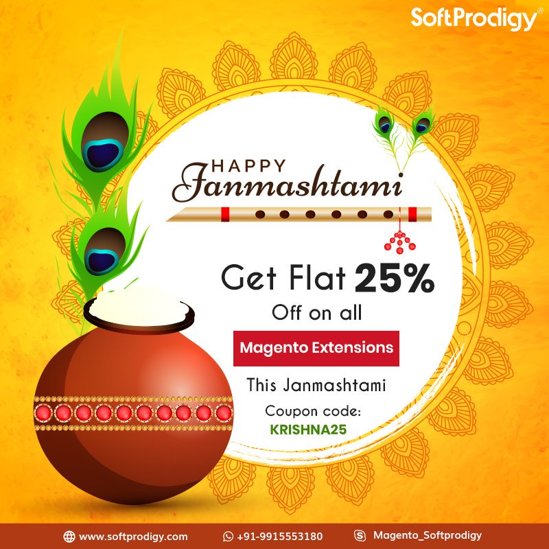 SPExtensions's tweet image. Get 25% on Magento Extension now. Use the coupon code to get the offer now.