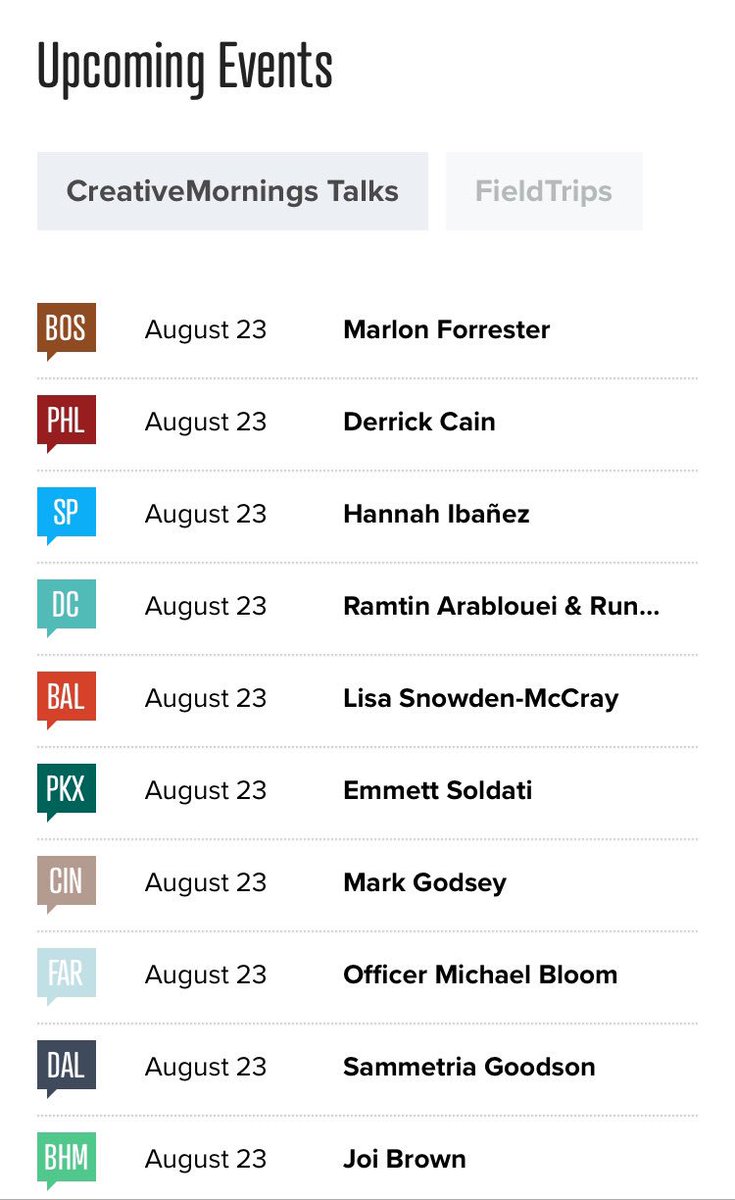 creativemorning's tweet image. Happy Friday! ❤️✨ There are over 15 #CMjustice events happening today at @creativemorning chapters around the world.

See them here: creativemornings.com/talks/upcoming