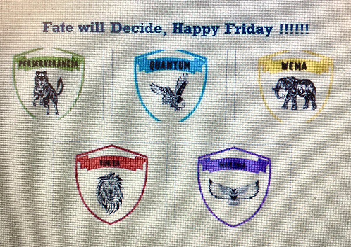 DejaynesS's tweet photo. It’s sorting day today at LLE! All new students and teachers will find out what house they’ll be joining at our assembly! @LLE_Little_Hawk #forza #perseverancia #wema #quantum #hakima https://t.co/roCTC9g1vq