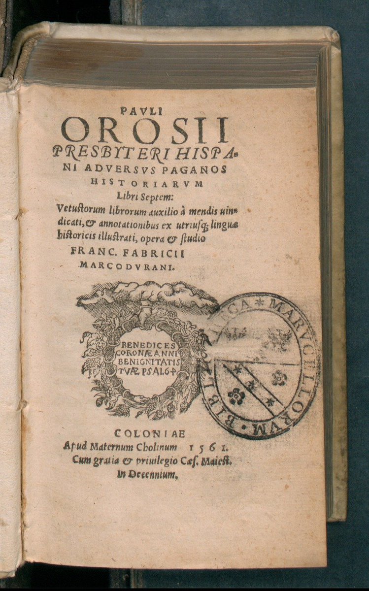 The second Church theologian 'cum historian' was Paulus Orosius whose most important work was titled 'History against the pagans'. His work was a war propaganda concerned with glorifying Christianity and denigration of 'others'.This became the model for future Church historians.