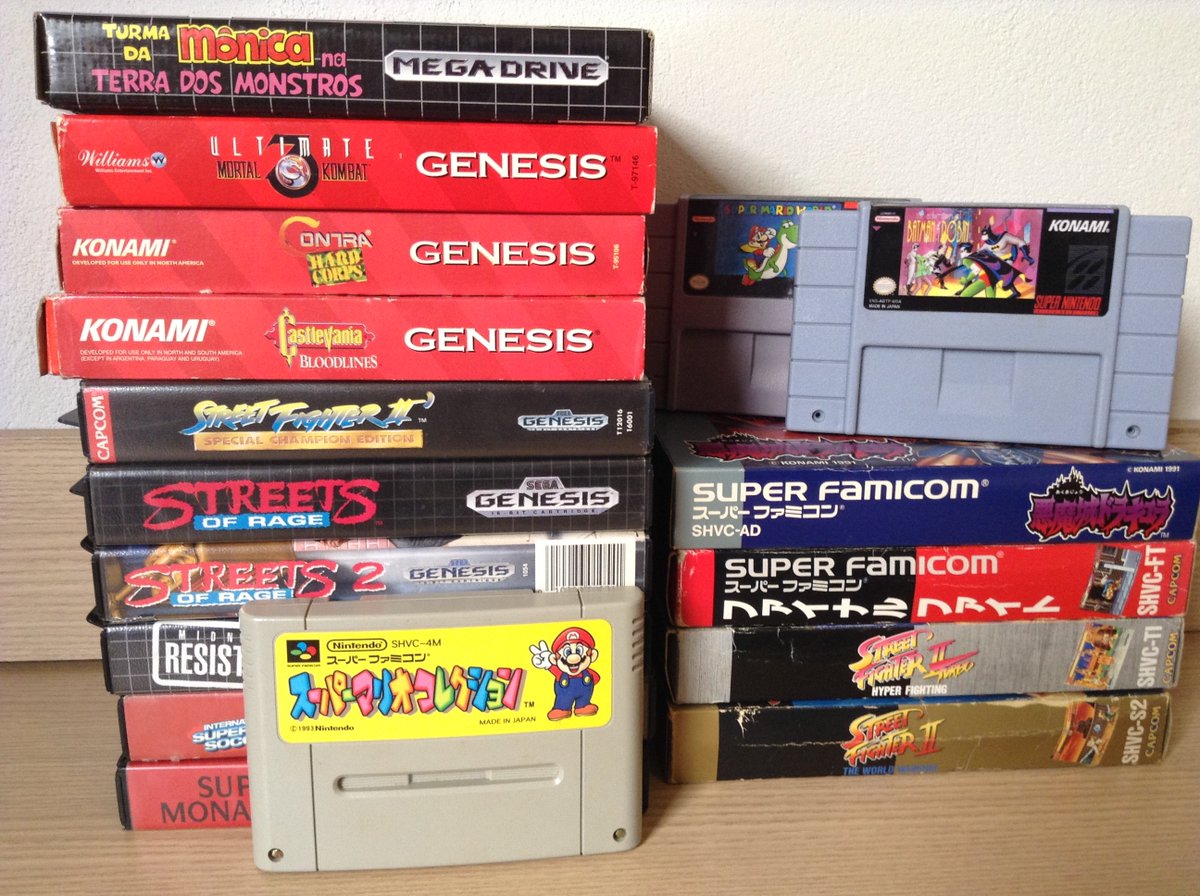 spidermarmo's tweet photo. Galera Spoiler!! Vídeo deste Final de Semana. Batman e Robin, Super Mario All Stars e o canal do meu amigo Ronny. Ganhei um jogo no leilão hehe que sorte. Detalhes no link https://t.co/gyQ4Rt8ADd #retrogames #retrogamer #RETROGAMING #SNES #SFAMICOM https://t.co/uQL8n3Hd2x