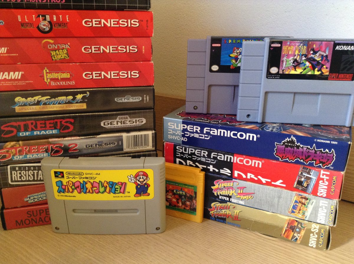 spidermarmo's tweet photo. Galera Spoiler!! Vídeo deste Final de Semana. Batman e Robin, Super Mario All Stars e o canal do meu amigo Ronny. Ganhei um jogo no leilão hehe que sorte. Detalhes no link https://t.co/gyQ4Rt8ADd #retrogames #retrogamer #RETROGAMING #SNES #SFAMICOM https://t.co/uQL8n3Hd2x