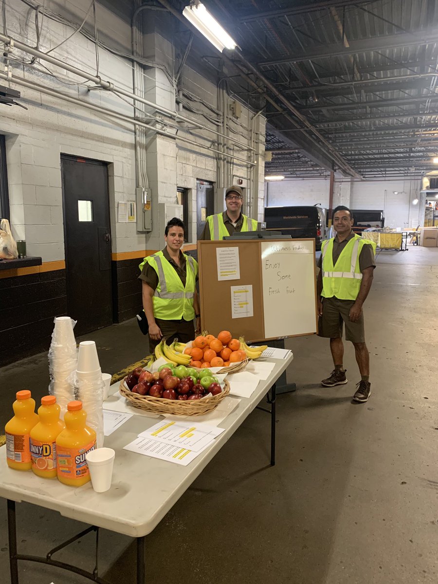 Enjoying wellness Friday <a href="/CicotteSafety/">cicotte safety</a> <a href="/Gr8LakesUPSers/">Great Lakes UPSers</a> #LiveSafely #TogetherWeAreUPS