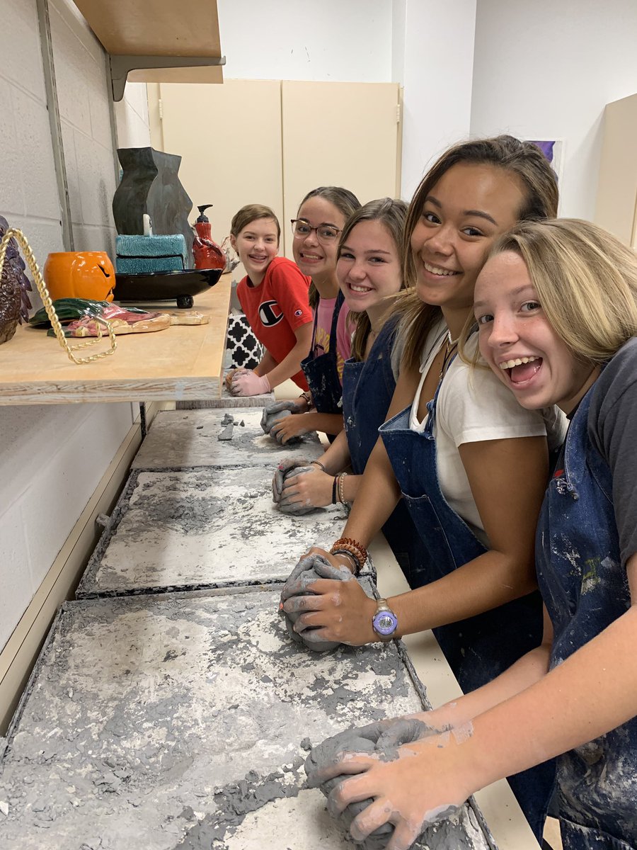Bulldog artists hard at work already! #WYProud