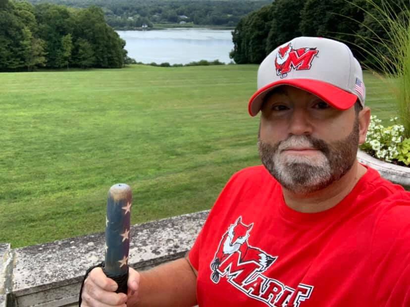 MaristAthletics's tweet photo. Looking good, Tommy! @Marist is excited to welcome you back from your journey this afternoon! #GoRedFoxes 

📸: @zero_vet on Facebook https://t.co/A0IFj3IwYo