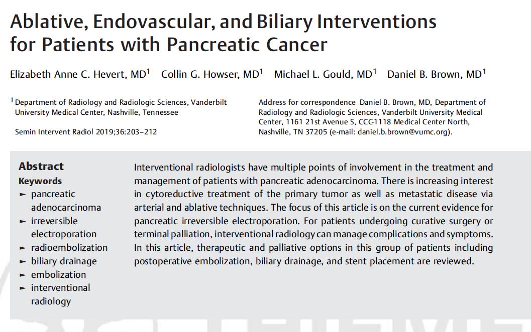 Dan Brown (@danbrownio) on Twitter photo Hot off the press:
IR and Pancreatic Cancer
Congrats and thanks to <a href="/eahevert/">Elizabeth Anne Hevert</a> <a href="/CollinHowserMD/">Collin Howser, MD</a> <a href="/MichaelGouldMD/">Michael Gould, MD</a> for their work on this!
@VUMCradiology Hot off the press:
IR and Pancreatic Cancer
Congrats and thanks to <a href="/eahevert/">Elizabeth Anne Hevert</a> <a href="/CollinHowserMD/">Collin Howser, MD</a> <a href="/MichaelGouldMD/">Michael Gould, MD</a> for their work on this!
@VUMCradiology