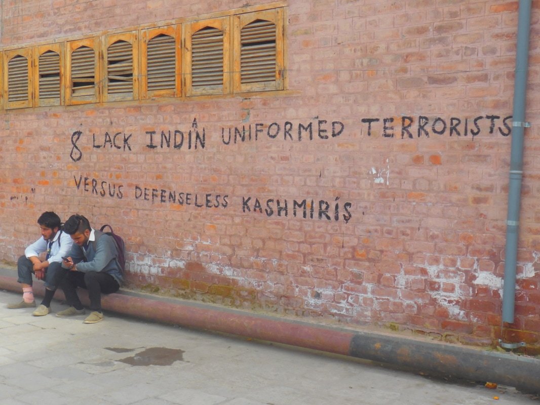 Sanab05794258's tweet photo. The human rights organizations open eyes for Kashmir
#WallsofOccupiedValley https://t.co/B0jQmjj4L6