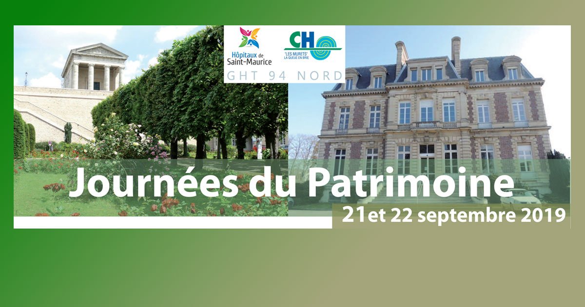 Journées Européennes du Patrimoine
Demandez le programme !
➡️hopitaux-saint-maurice.fr/Journees-du-Pa…
#JEP2019 #JEP94 #Patrimoinehospitalier #SaintMaurice #LaQueueEnBrie