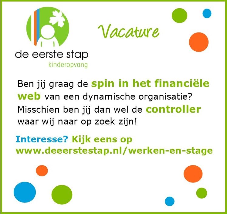 Vacature controller
deeerstestap.nl/werken-en-stage
#deeerstestap #wijchen #vacaturewijchen #vacaturenijmegen #vacature #vacaturecontroller #financieel #controller