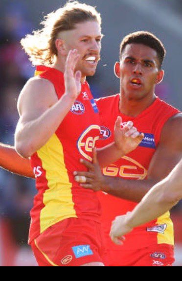jackbowes_'s tweet photo. Watch these two legends run out for their 100th game this Saturday night on the ⁦⁦@Telstra⁩ AFL Live Official App #FootyOnTheGo #spon 💯💯 https://t.co/PBRee24Esp