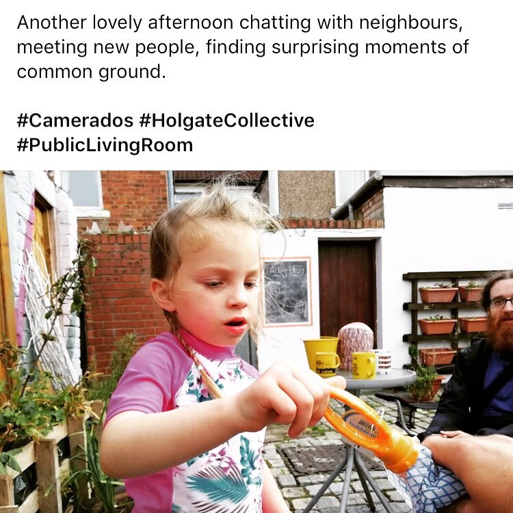 cameradosboro's tweet photo. #HolgateCollective hosted their 2nd #camerados #publiclivingroom yesterday.. bubbles and all 🙌😎
Gutted you missed it? Make a change! Get next week in your calendar - Thursday 4pm https://t.co/chxrJFfc1F
