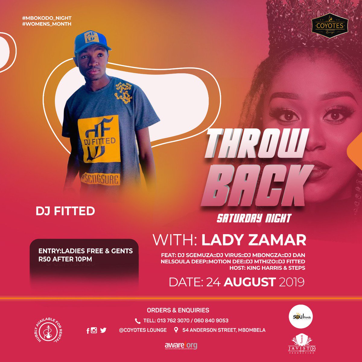 fitted_dj's tweet photo. Tomorrow with @Lady_Zamar @Coyotes_lounge
#djfitted
#sengsure https://t.co/ChIht53l8t