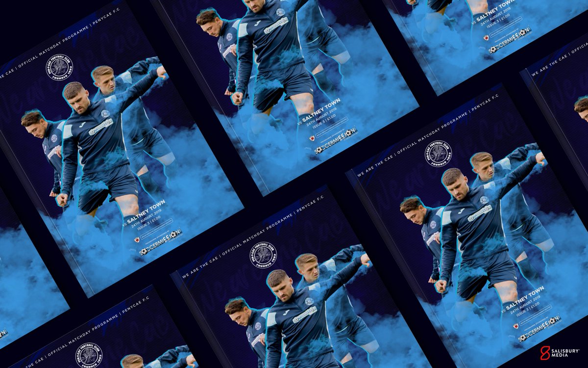 salisbury_media's tweet photo. Tomorrow's @penycaefc1 vs @Saltneytownfc programme, grab a copy on the turnstile!
#ProgrammesMatter #TomorrowsProgrammeToday #programme #fancygraphics https://t.co/BR9CFIEkOX