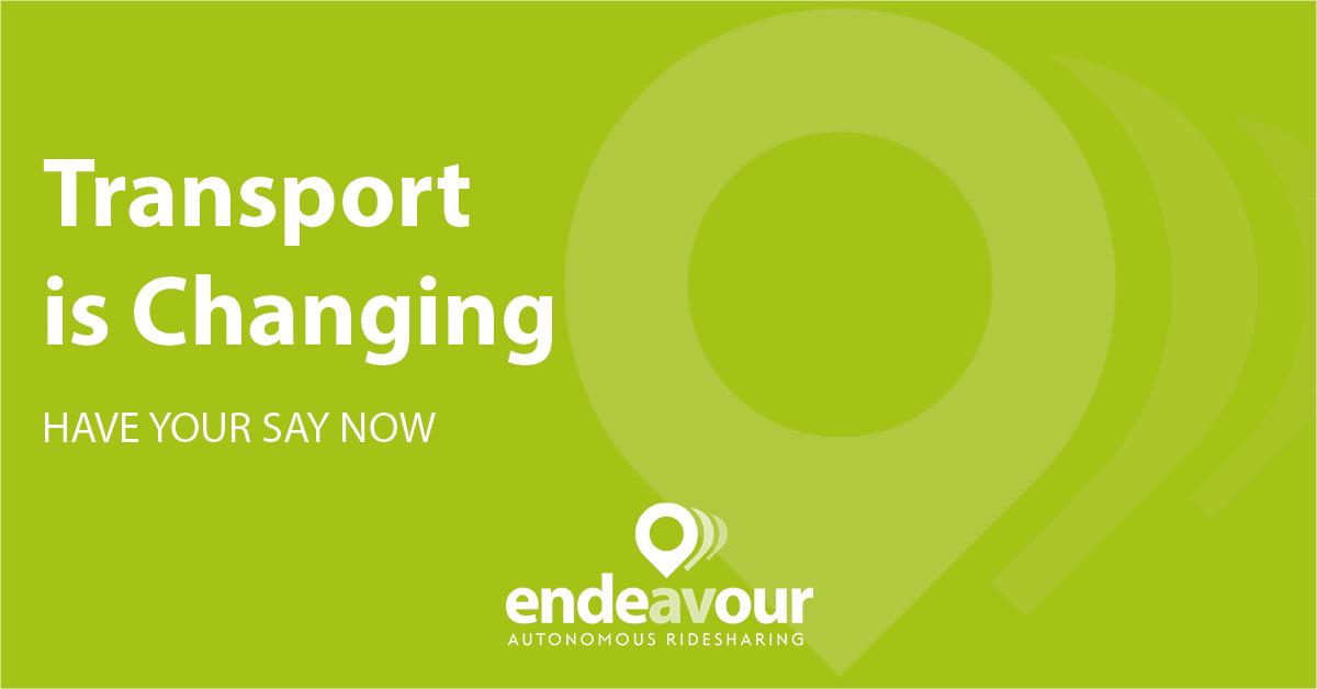 DG Cities (@dgcities) on Twitter photo Have you filled out our survey yet?! Transport is changing and we need your input. Help us shape an autonomous ride-sharing service and you could win a £25 Amazon voucher! endeavoursurvey.typeform.com/to/Mtljzo
For any questions or requests, please contact info@dgcities.com #EndeavourSurvey Have you filled out our survey yet?! Transport is changing and we need your input. Help us shape an autonomous ride-sharing service and you could win a £25 Amazon voucher! endeavoursurvey.typeform.com/to/Mtljzo
For any questions or requests, please contact info@dgcities.com #EndeavourSurvey