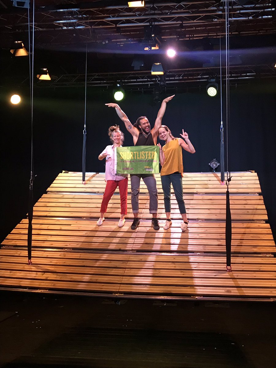 jacksons_lane's tweet photo. Shortlister no.4: Staged from @Circumferenceuk 

A beautiful structure on stage, beautiful circus and a beautiful piece of theatre that reimagines the idea of performance in the most exciting way possible. Congrats! https://t.co/dznD4AhwlC