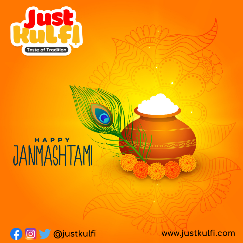 justkulfi's tweet photo. May this #Janmashtami bring lots of #happiness, #joy and #laughter to you and your family! #HappyJanmashtami

https://t.co/skFLN4nlvl

#JustKulfi #Kulfis #NaturalIceCreams #janmashtami2019 #KrishnaJanmashtami #LordKrishna https://t.co/tlnjwDV3C3