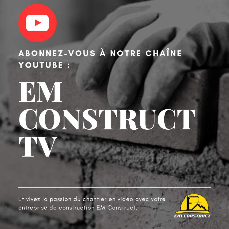 em_construct's tweet photo. Suivez-nous sur notre chaîne YouTube pour découvrir nos vidéos sur chantier et vivre avec nous la passion de la construction  🎥 🏗️ 

💹 Nous vous partagerons ce week-end de nouvelles vidéos

➡️  https://t.co/qBglU96loN

#emconstruct #gopro #passionduchantier #emconstructtv https://t.co/GJY5wHwntf
