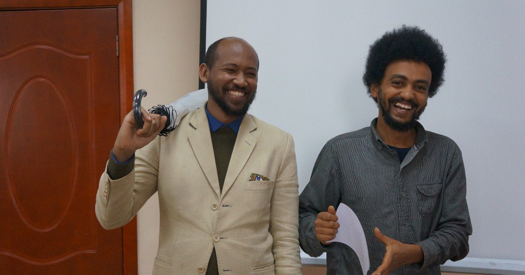 GrowthAfrica's tweet photo. HAPPY MOMENTS
Ephrem Bekele Woldeyesus Founder of Erk Mead Media and Nahil Mosisa founder of Elelan Leather participating in our Gap lab event in Ethiopia
#WeAccelerateAfrica #Entrepreneur #Startup #Ethiopia #GapLab
@ErkMead https://t.co/GtifwuN0YC