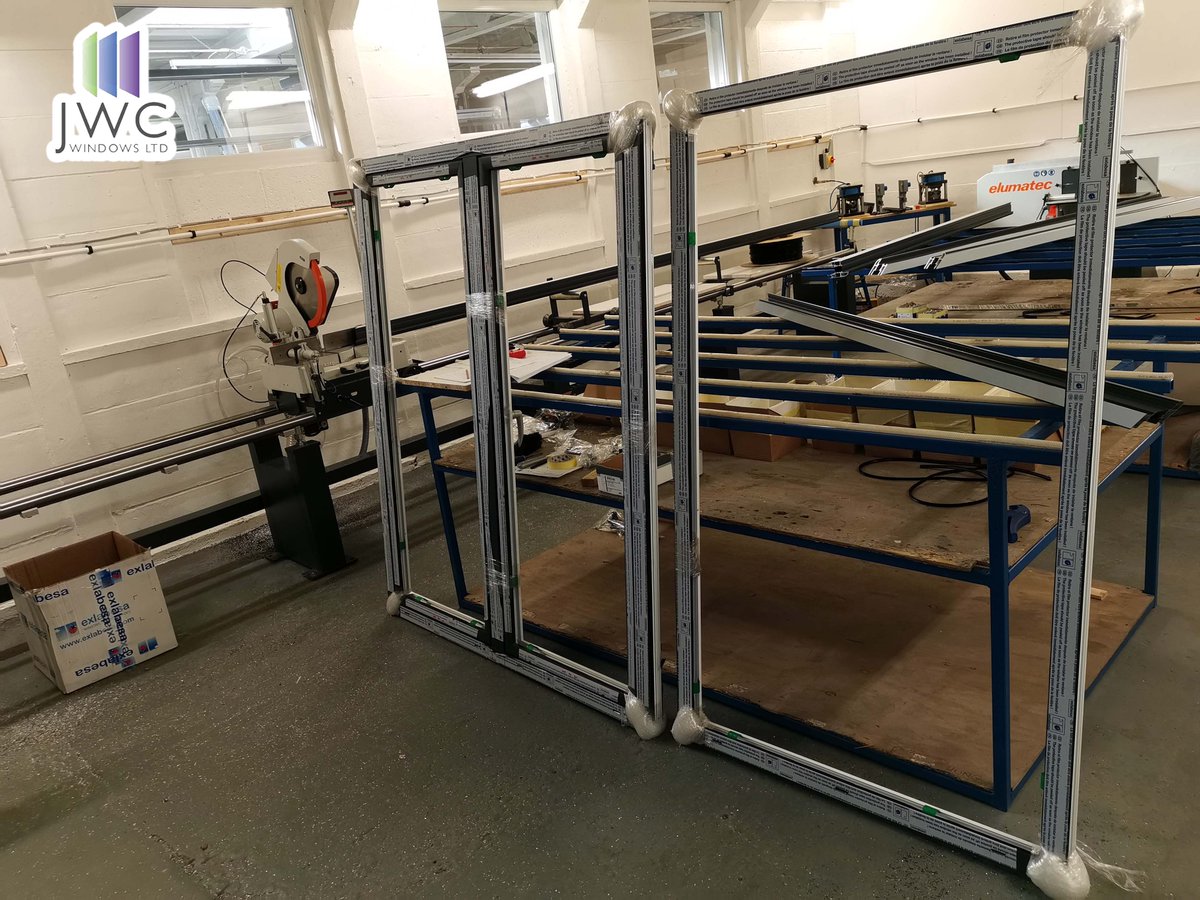 JWCwindowsltd's tweet photo. Our first Aluminium order ready for delivery....exciting times @JWCwindowsltd @exlabesa @elumatecUK #aluminium #windows #doors https://t.co/HmTPzl8acI