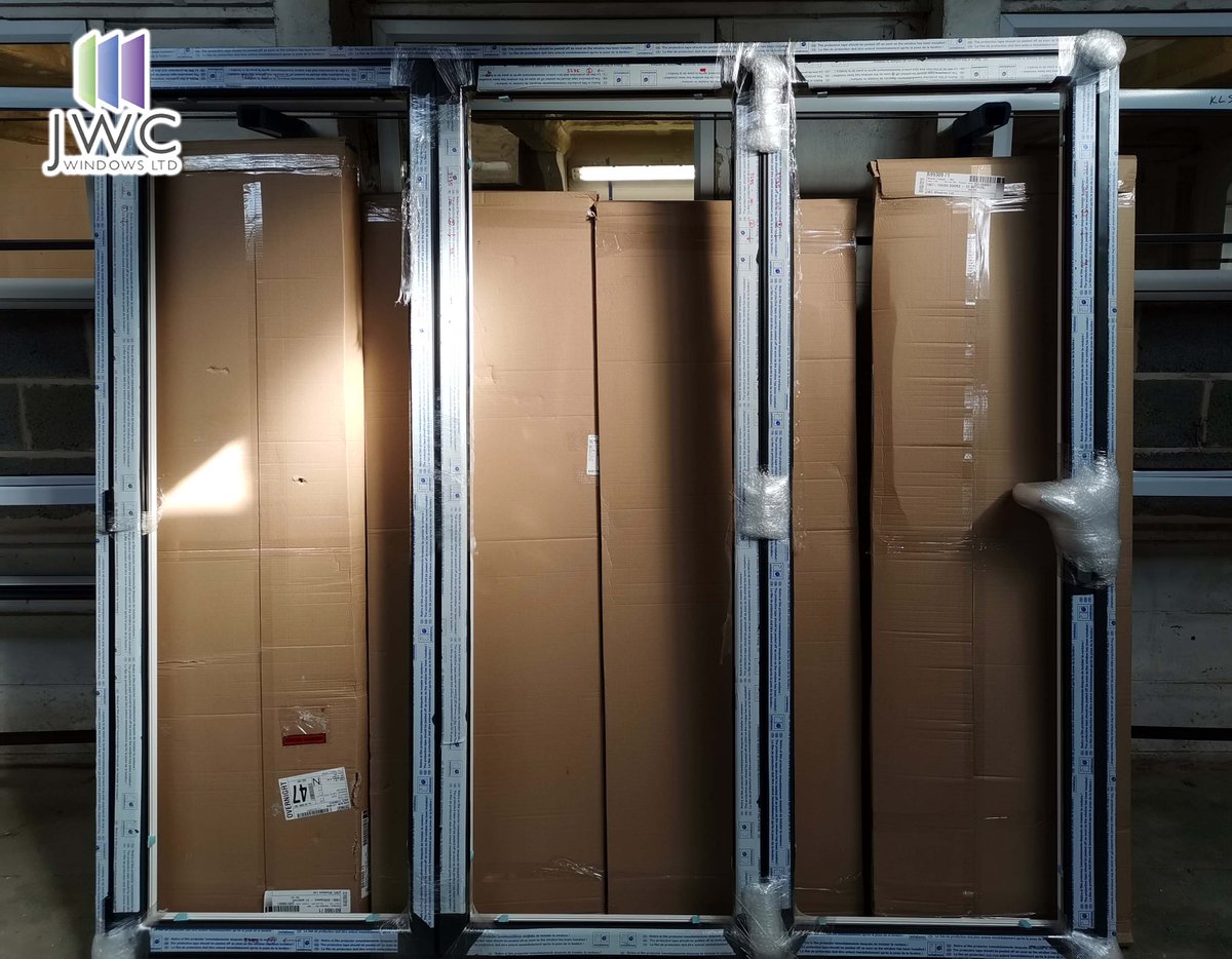 JWCwindowsltd's tweet photo. Our first Aluminium order ready for delivery....exciting times @JWCwindowsltd @exlabesa @elumatecUK #aluminium #windows #doors https://t.co/HmTPzl8acI